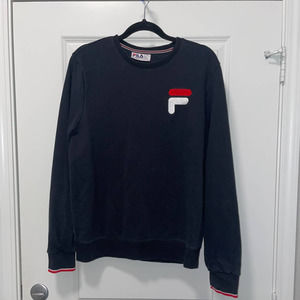 Vintage Blue FILA Pullover Sweater "BIG F" Logo